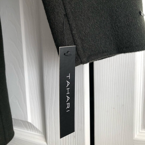 Tahari Wool Wrap Coat - Picture 4 of 7